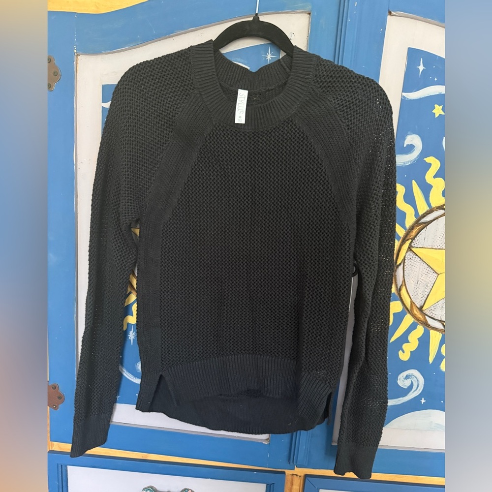 STYLUS Charcoal Knit Crew Neck Sweater